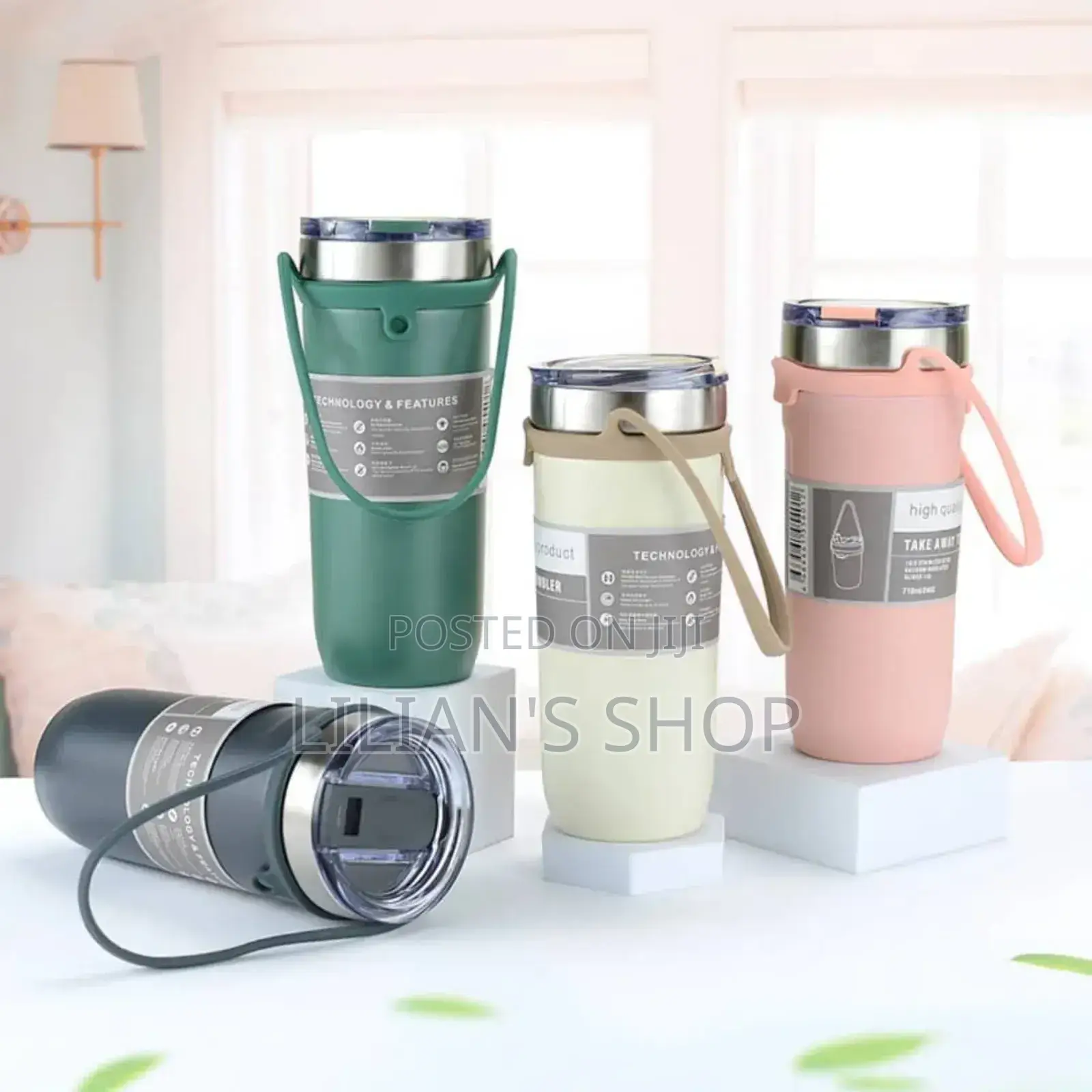 Tyeso Vacuum Insulated Thermos Water Bottles.