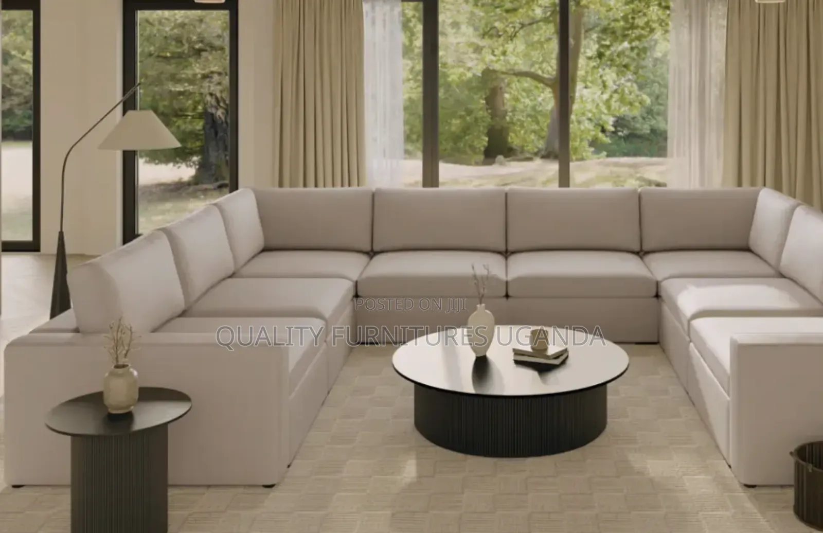 Eight Seater U Shaped Sofa Set