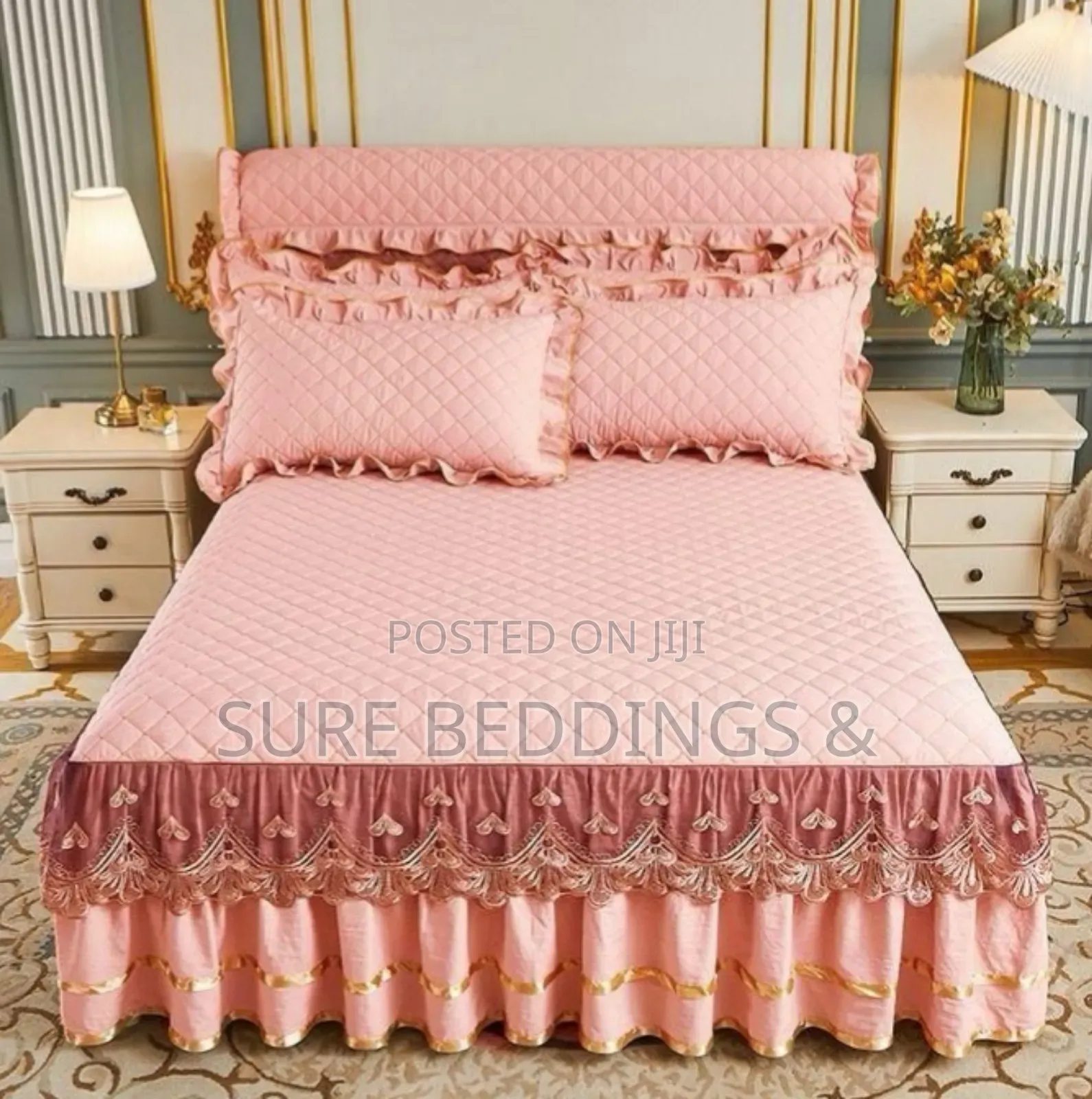 Peach Mattress Cover/Bedliner