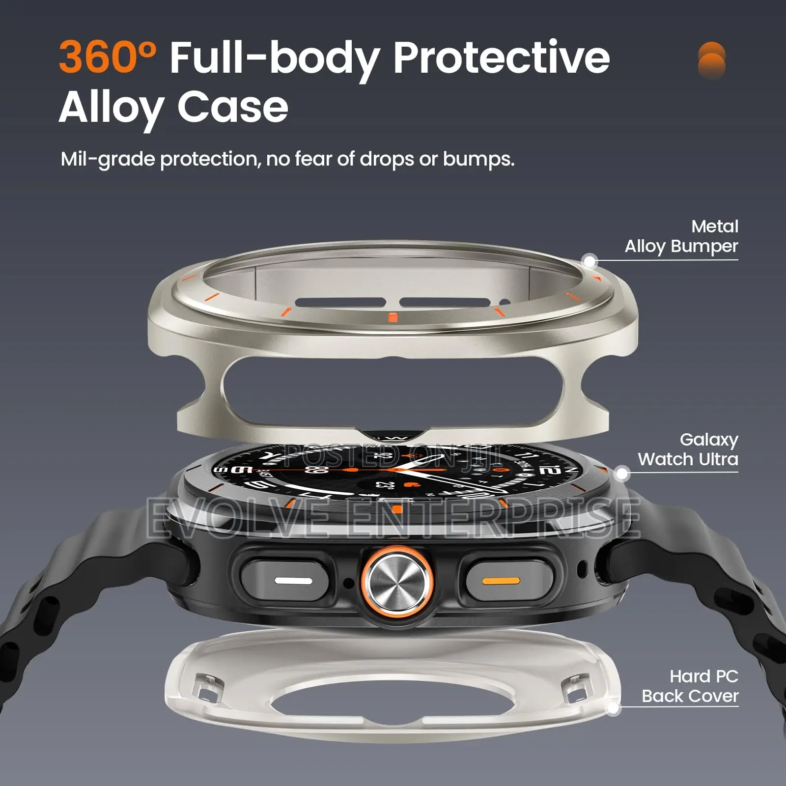 Metal Case for Samsung Galaxy Watch Ultra 47mm