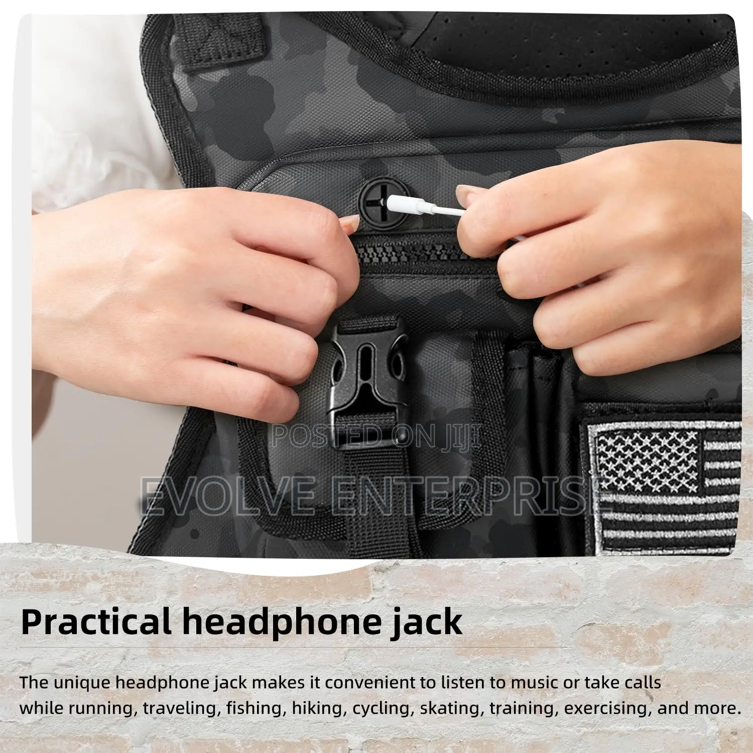 Sports Chest Bag For Men Running Vest Tactical Pack