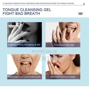 Reusable Silicone Tongue Scraper Brush