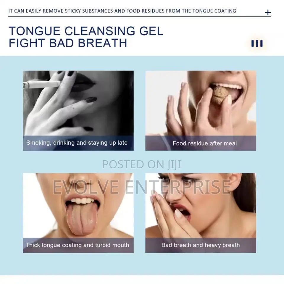 Reusable Silicone Tongue Scraper Brush