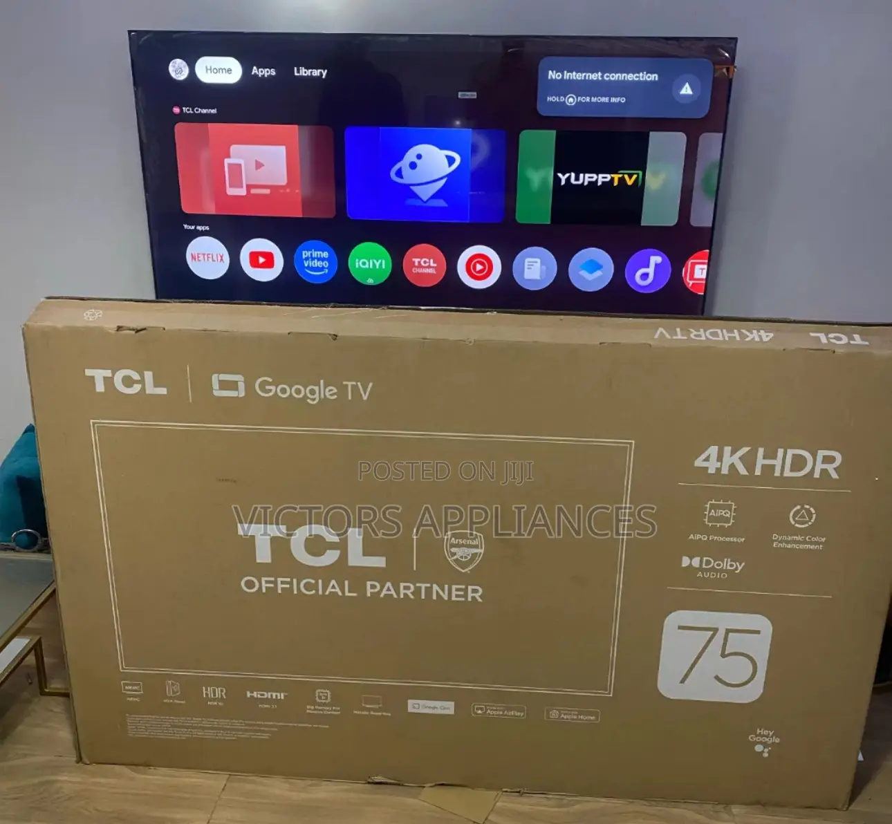 TCL 75inches Uhd Google Tv