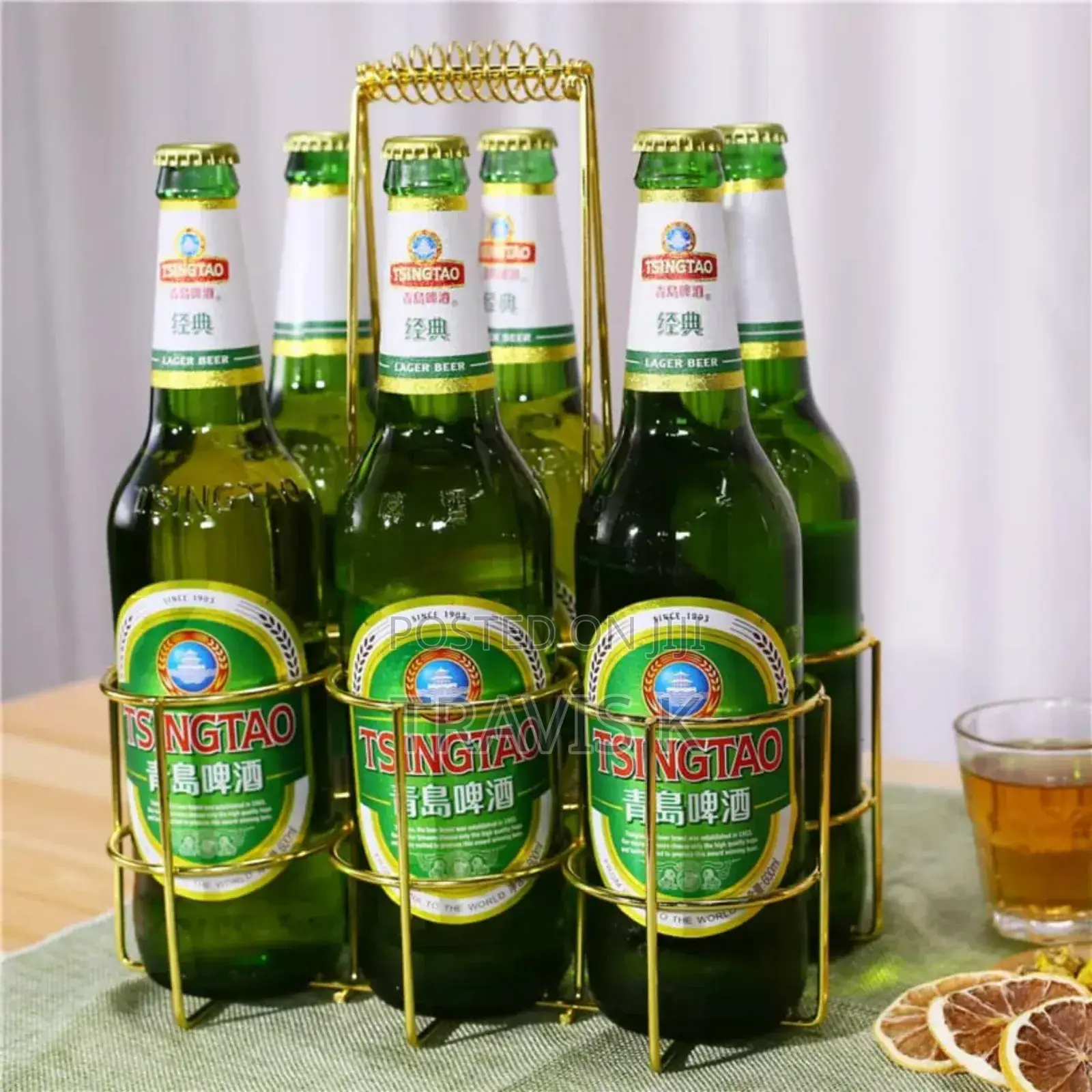 Portable 6 Slots Wine Bottle Carrier