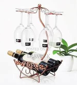 Lavish Craft Wine Bottle Glass Holder