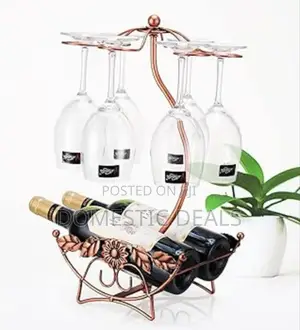 Lavish Craft Wine Bottle Glass Holder