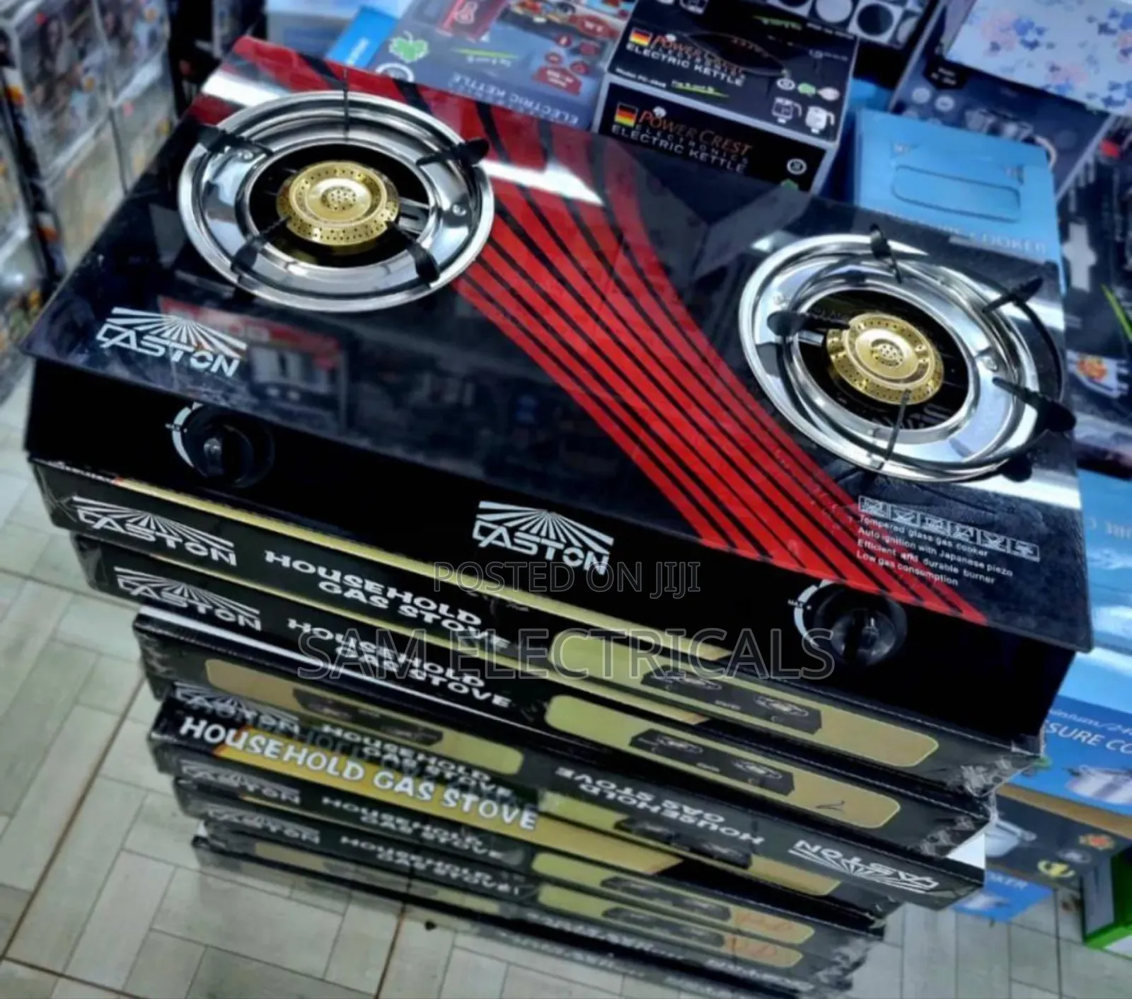 Caston Double Burner Household Gas Stove