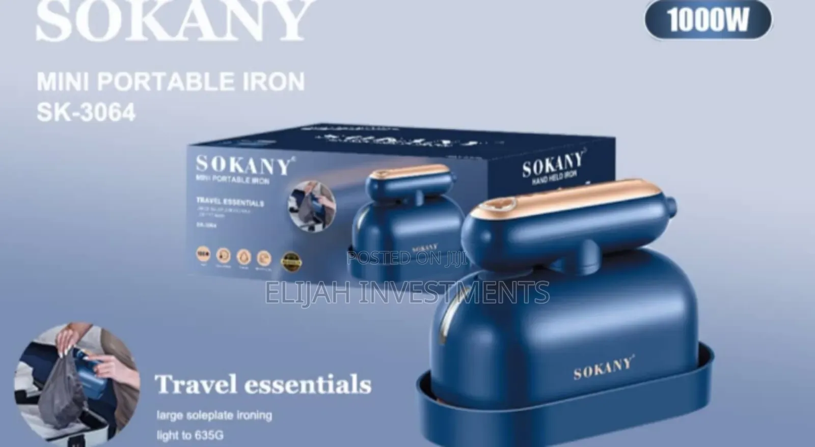 Sokany Travel Iron,Sk-3064