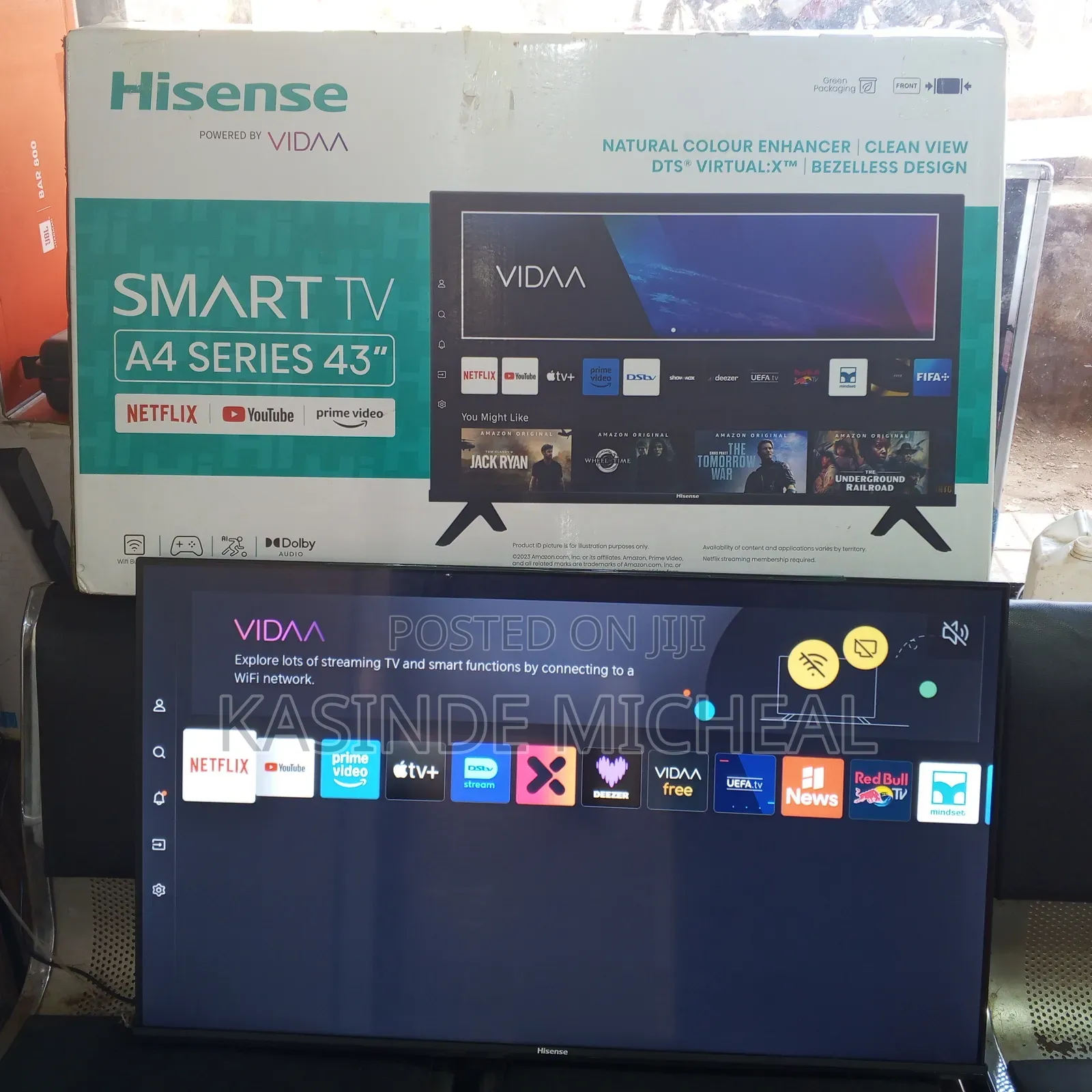 Brand New 43inches Smart Hisence Vida Tv