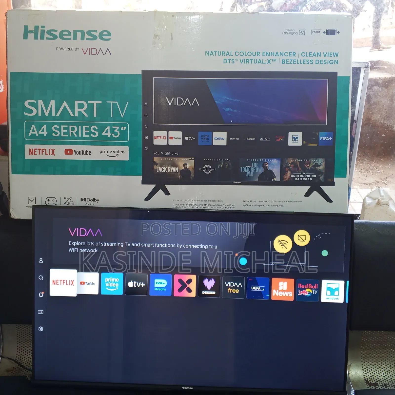 Brand New 43inches Smart Hisence Vida Tv