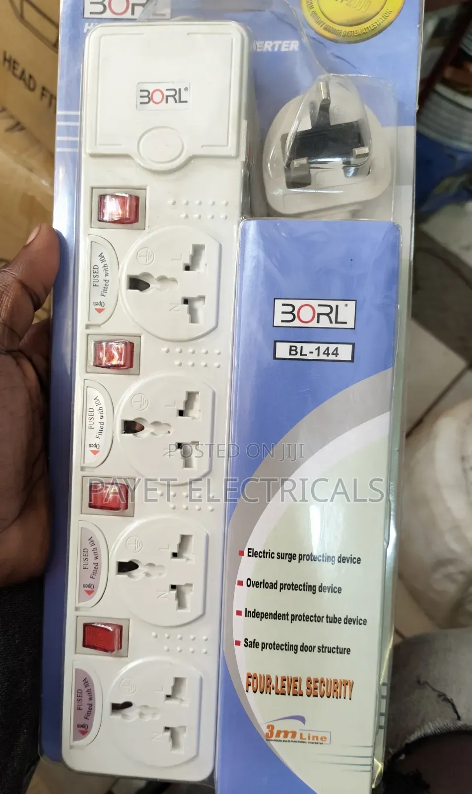 Office Power Extension Socket 4way