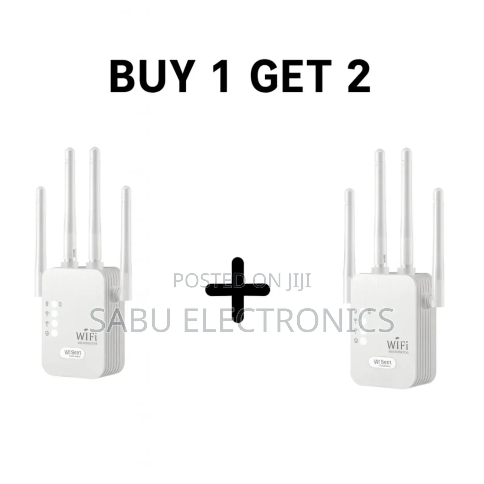 Buy 1 Get 1 Free 300mbps 2.4ghz Wifi Repeater -Wifi Extender