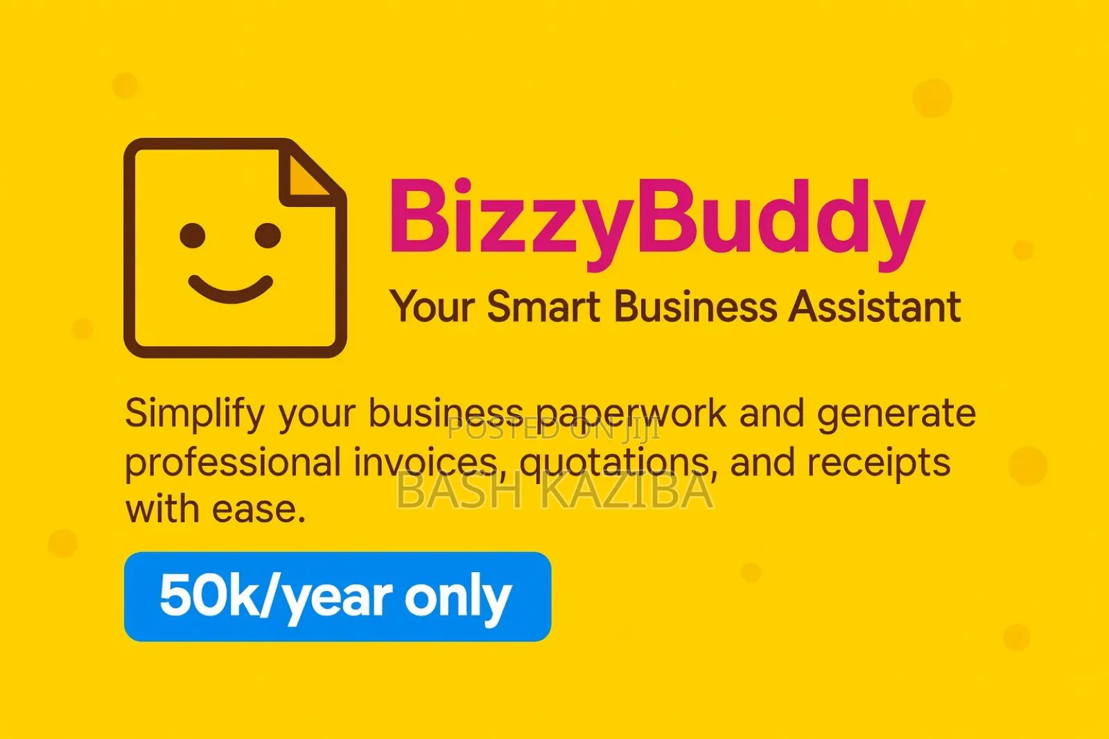 Bizzy Buddy Invoicing, Quotation and Receipting Tool