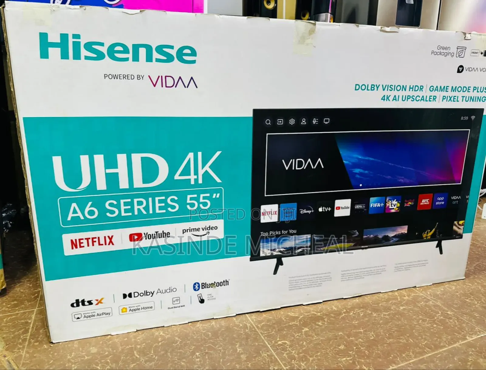 Brand New 55inches A6series Smart Hisence Tv