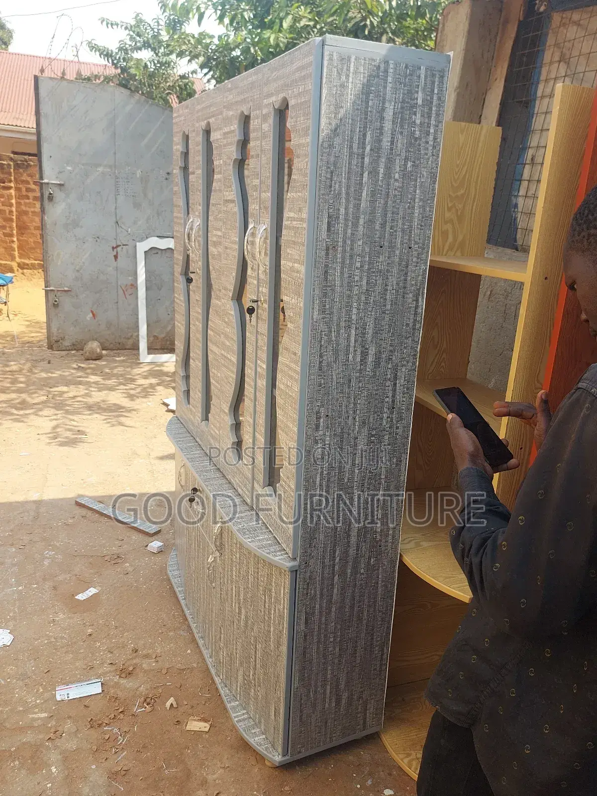 Big Four Doors Sideboard / Cupboard