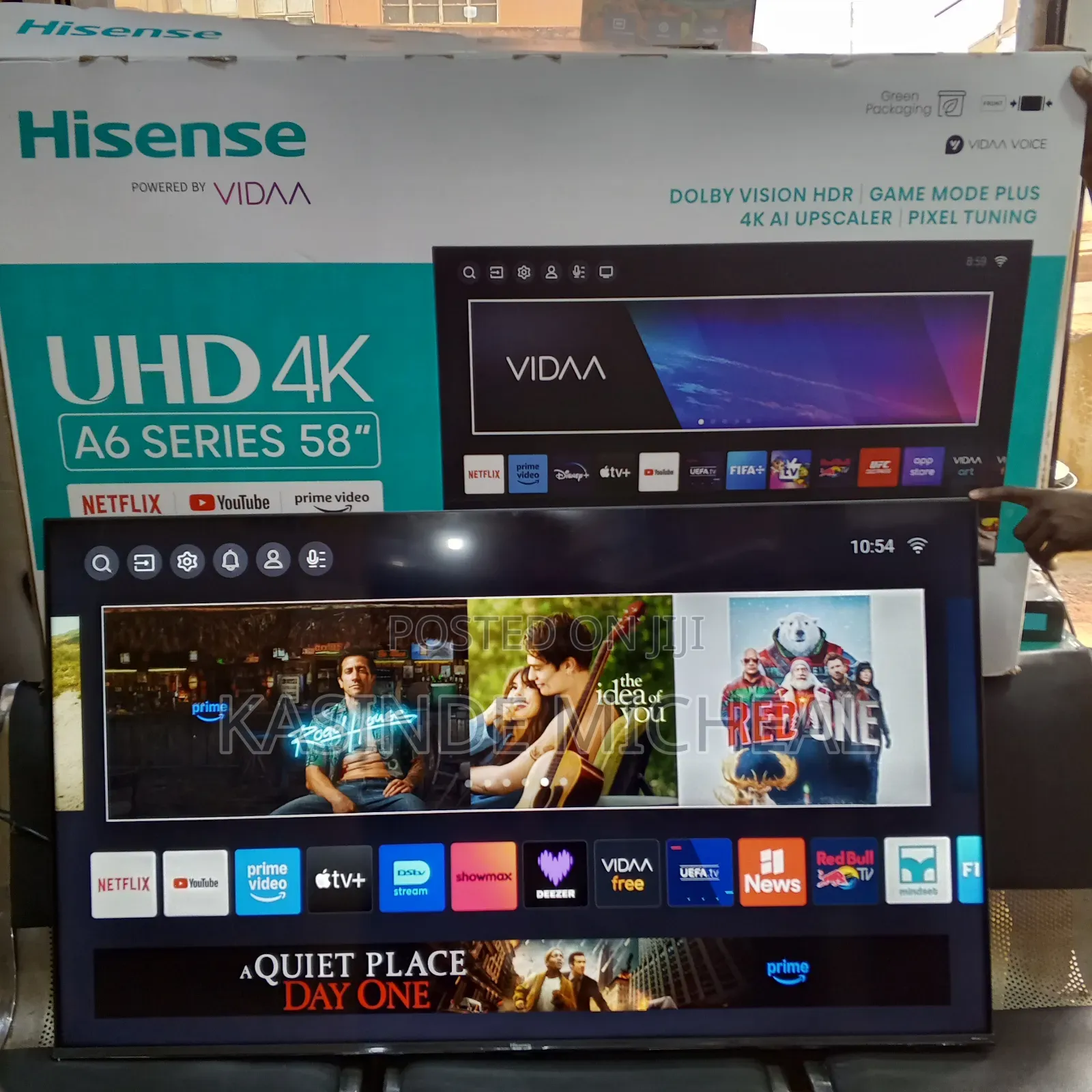 58inches Hisence A6 Series Smart Tv Powered By Vidaa