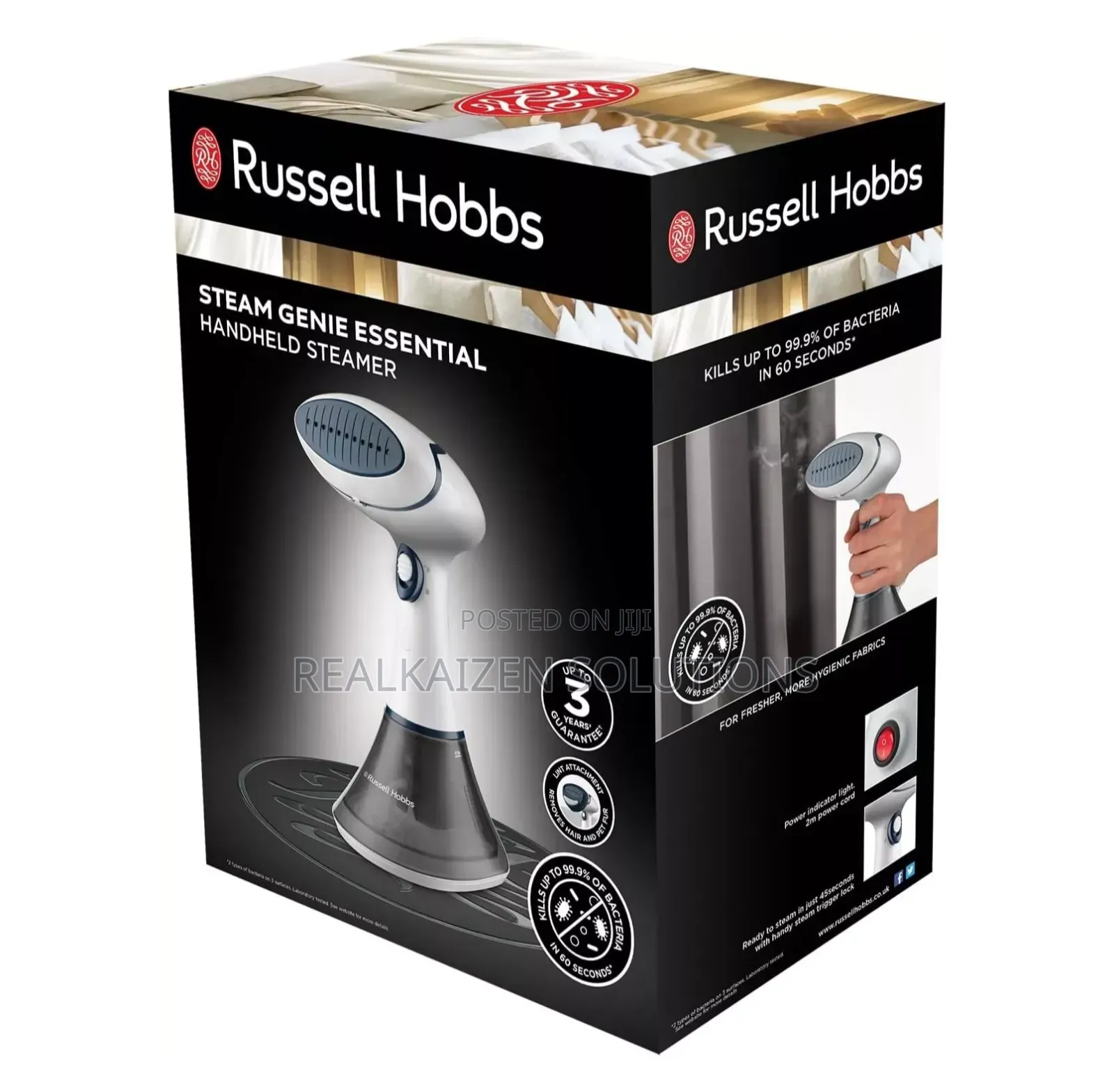 Uk Russell Hobbs Genie Essential Handheld Garment Steamer