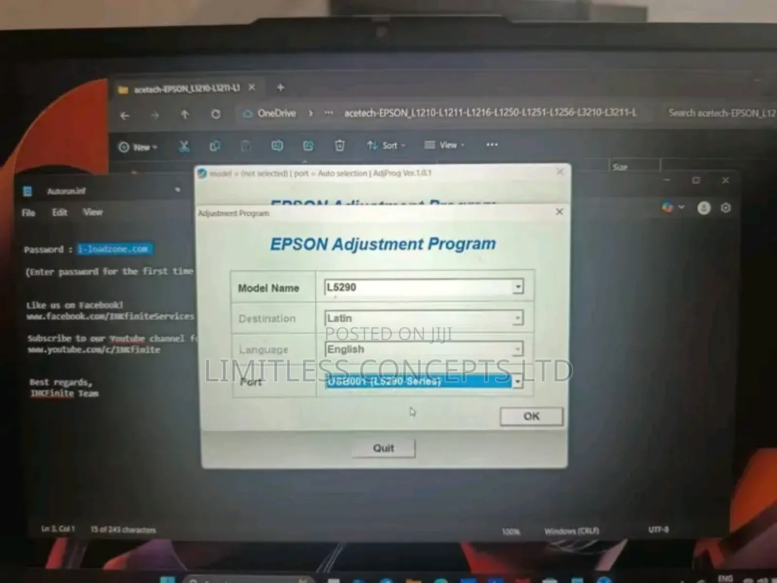 Repair of Epson and Hp Inkjet Printers