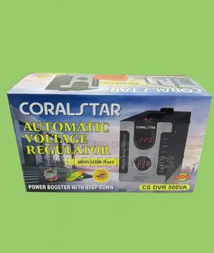 Coral Star Automatic Voltage Regulator – 500va With Usb Port