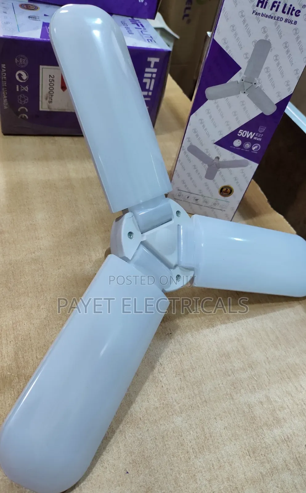 Modern Led Fan Blade Bulb 50watts