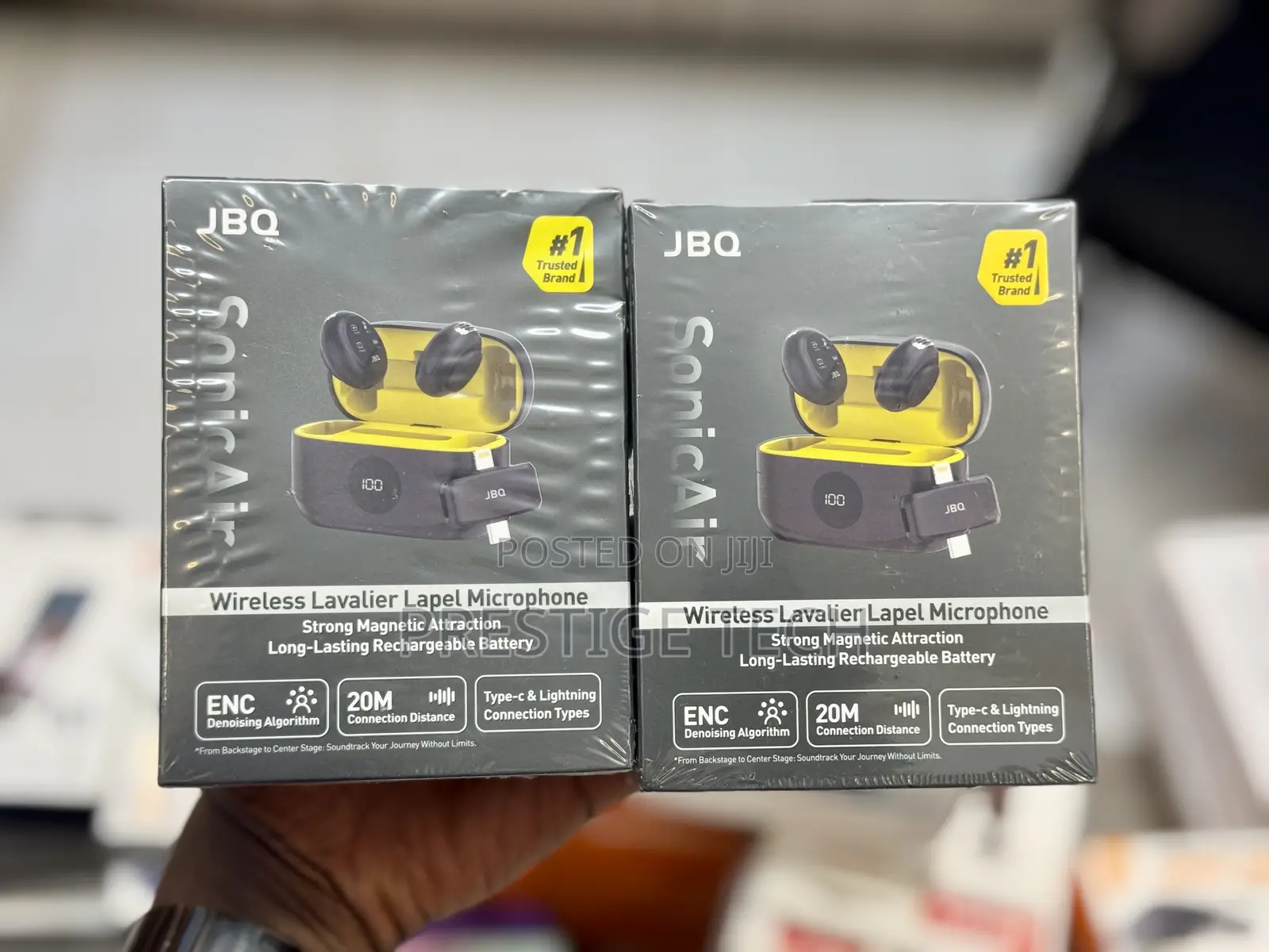 Jbq Sonic Air Wireless Lavalier Lapel Microphone