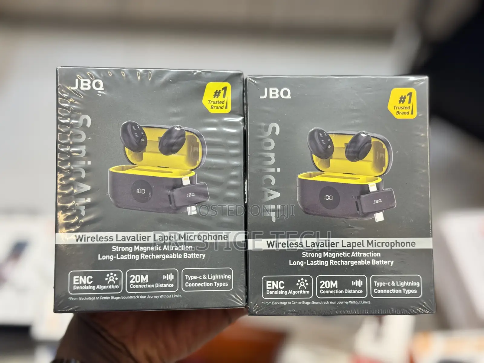 Jbq Sonic Air Wireless Lavalier Lapel Microphone