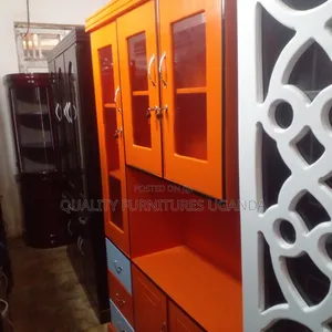 Orange Coloured Side Board