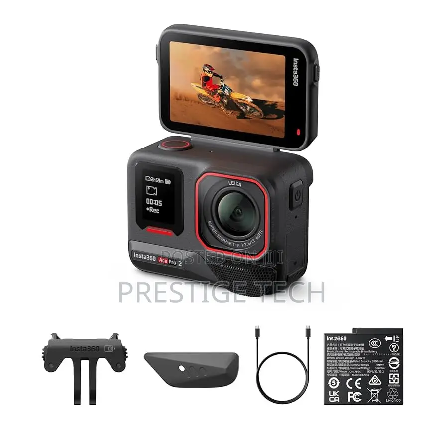 Insta 360 Ace Pro 2 Dual Battery Bundle 8k Action Camera