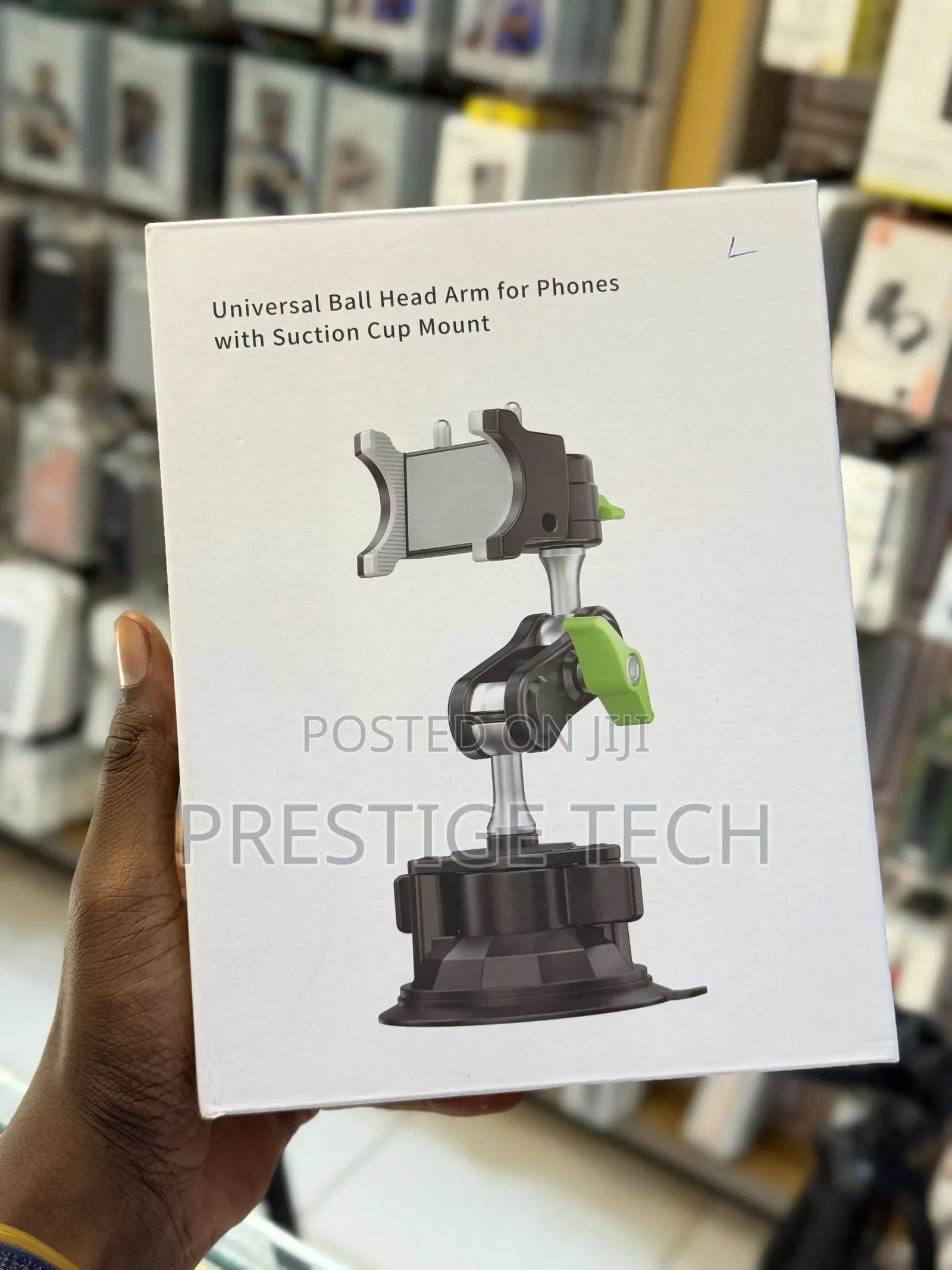 Universal Ball Head Arm For Phones With Suction Cup For Car