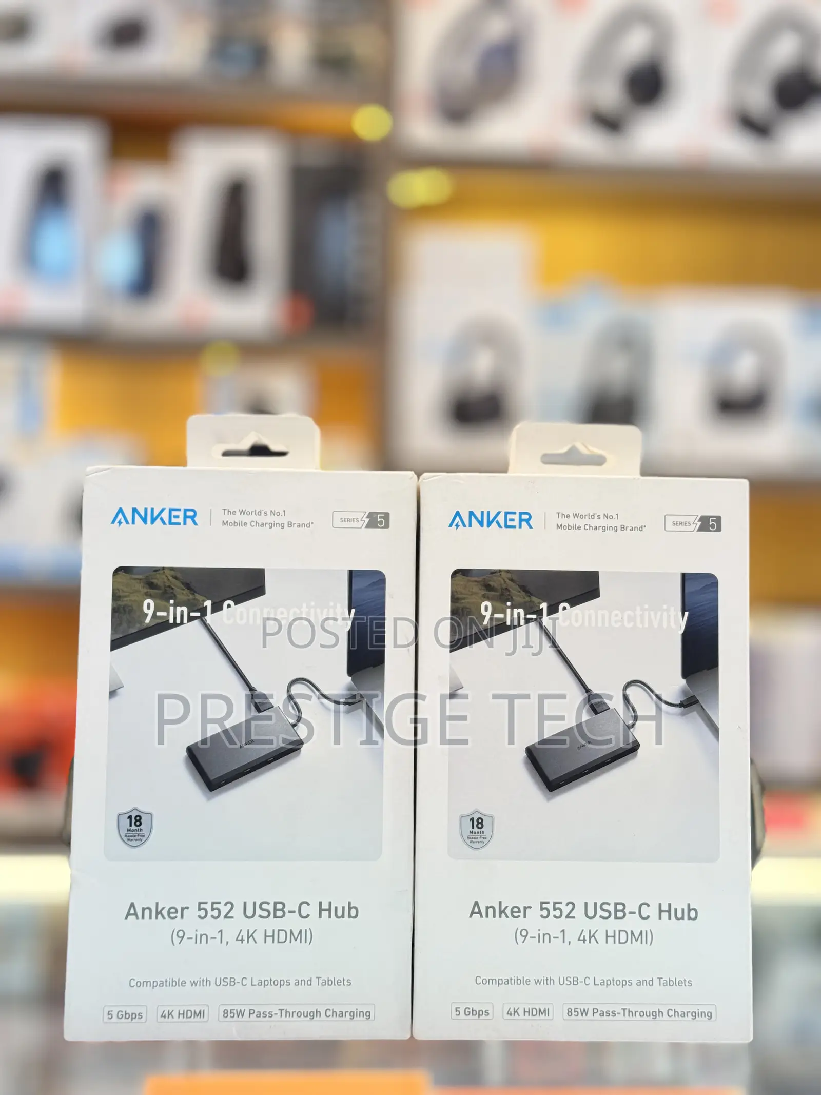 Anker 552 9in1 Usb C Hub 4k Hdmi 100w (9-in-1)