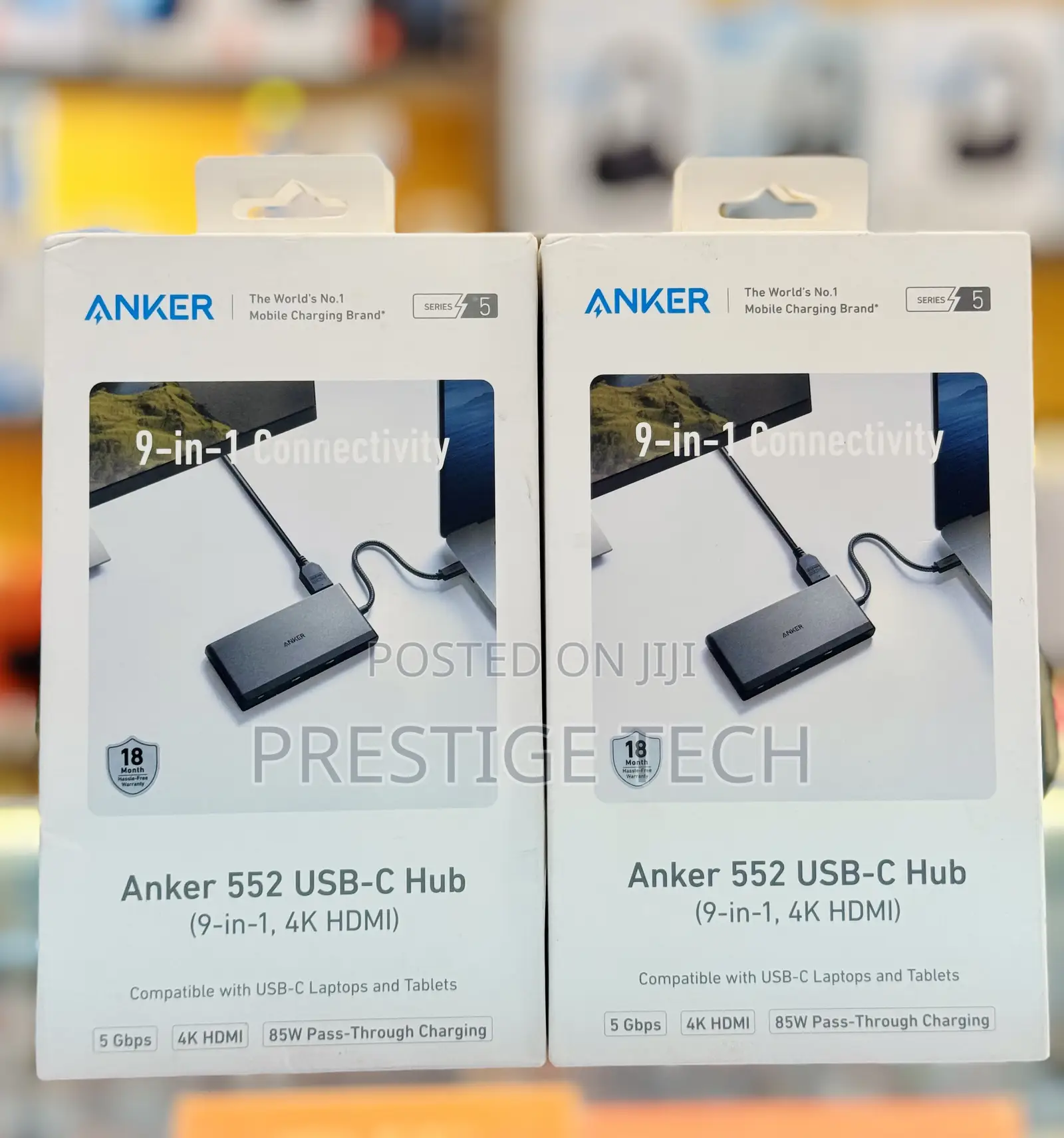 Anker 552 9in1 Usb C Hub 4k Hdmi 100w (9-in-1)