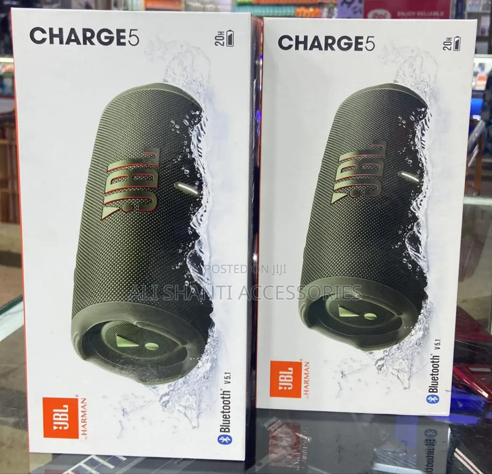 JBL Bluetooth Speaker Charge 5, Waterproof JBL Charger 5