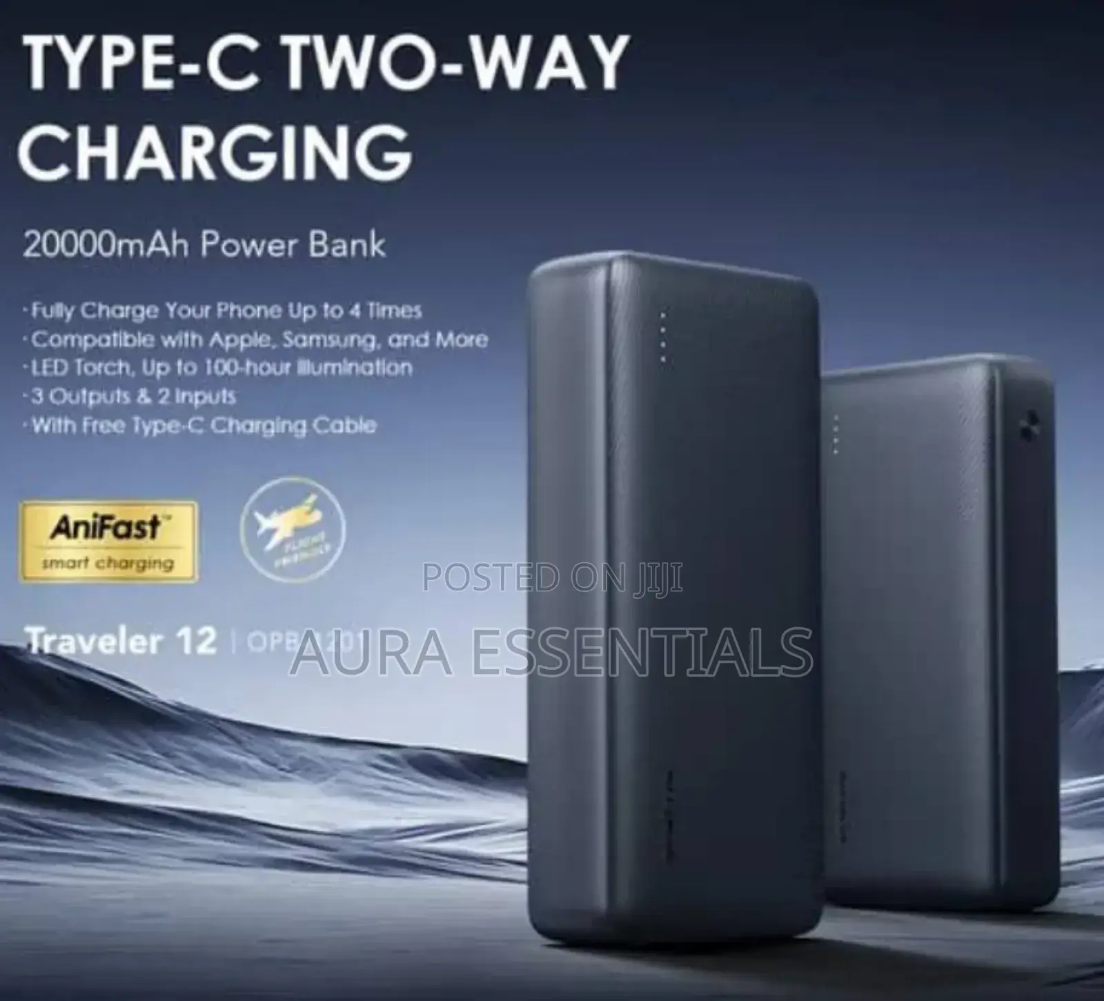 Oraimo Traveler 12 20000mah 12w Power Bank