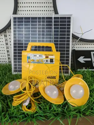 Solar System Radio,3 Bulbs, Usb Port, Charging Phones