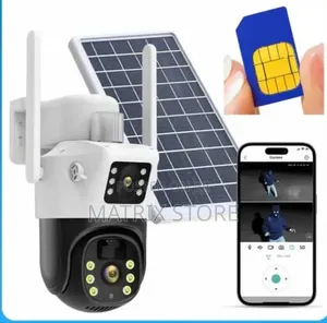 Photo - Solar Camera Wifi Colored Pictures,Two Way Audio, Recorder,
