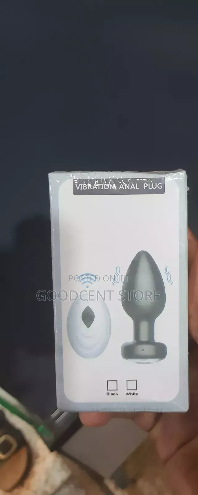 Anal Butt Plug/Vibrator With Remote