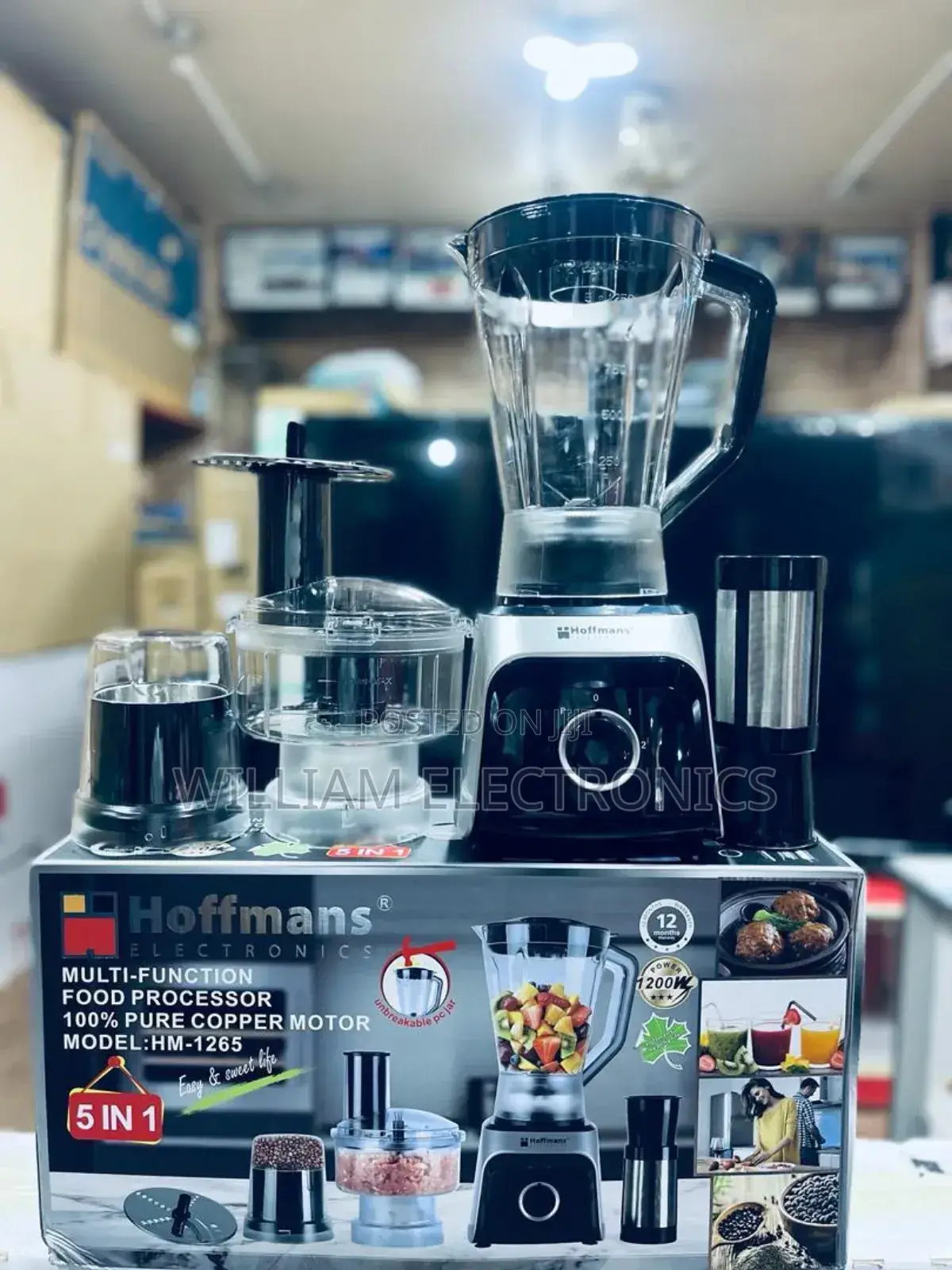 5in1 Hoffmans Multifunctional Blender Hm-1265