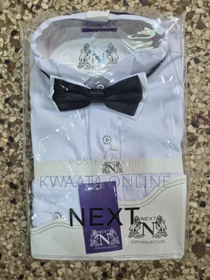 Photo - Men's Tuxedo Dress Shirt With Bow-Tie (Lay-Down Plain)