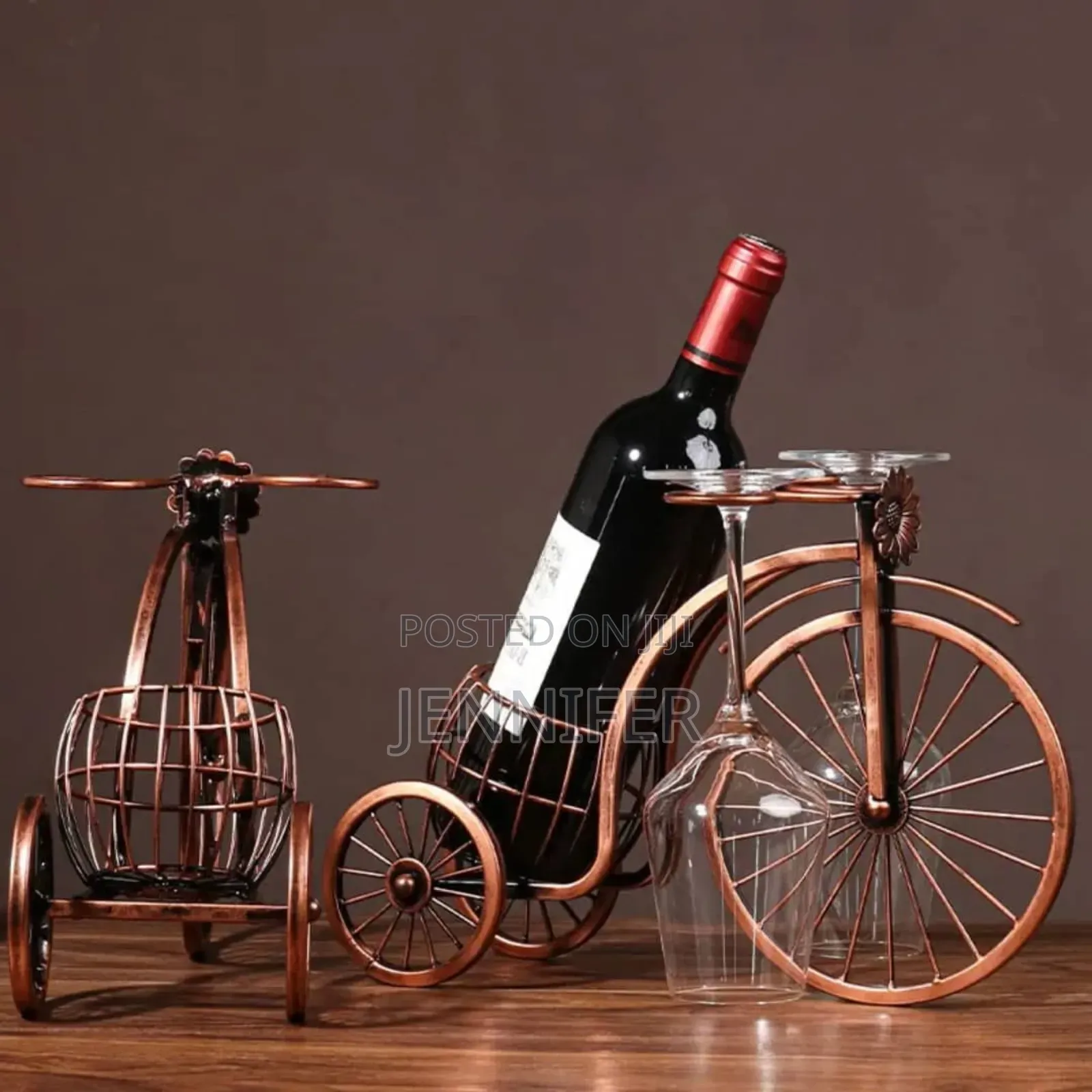 Vintage Metal Bicycle Wine Rack