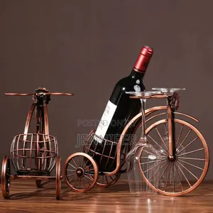 Vintage Metal Bicycle Wine Rack