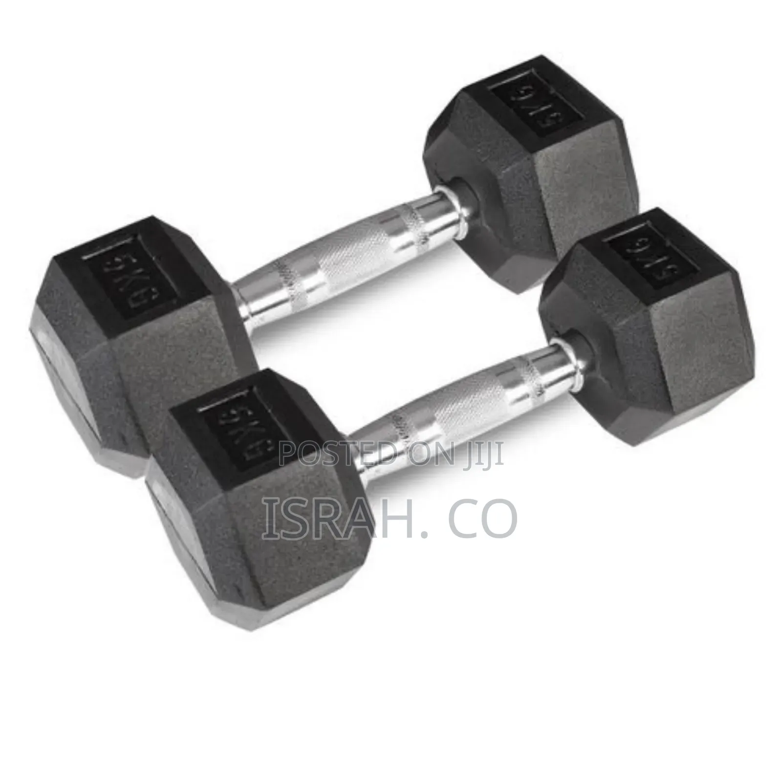 5kg Black Dumbbell.