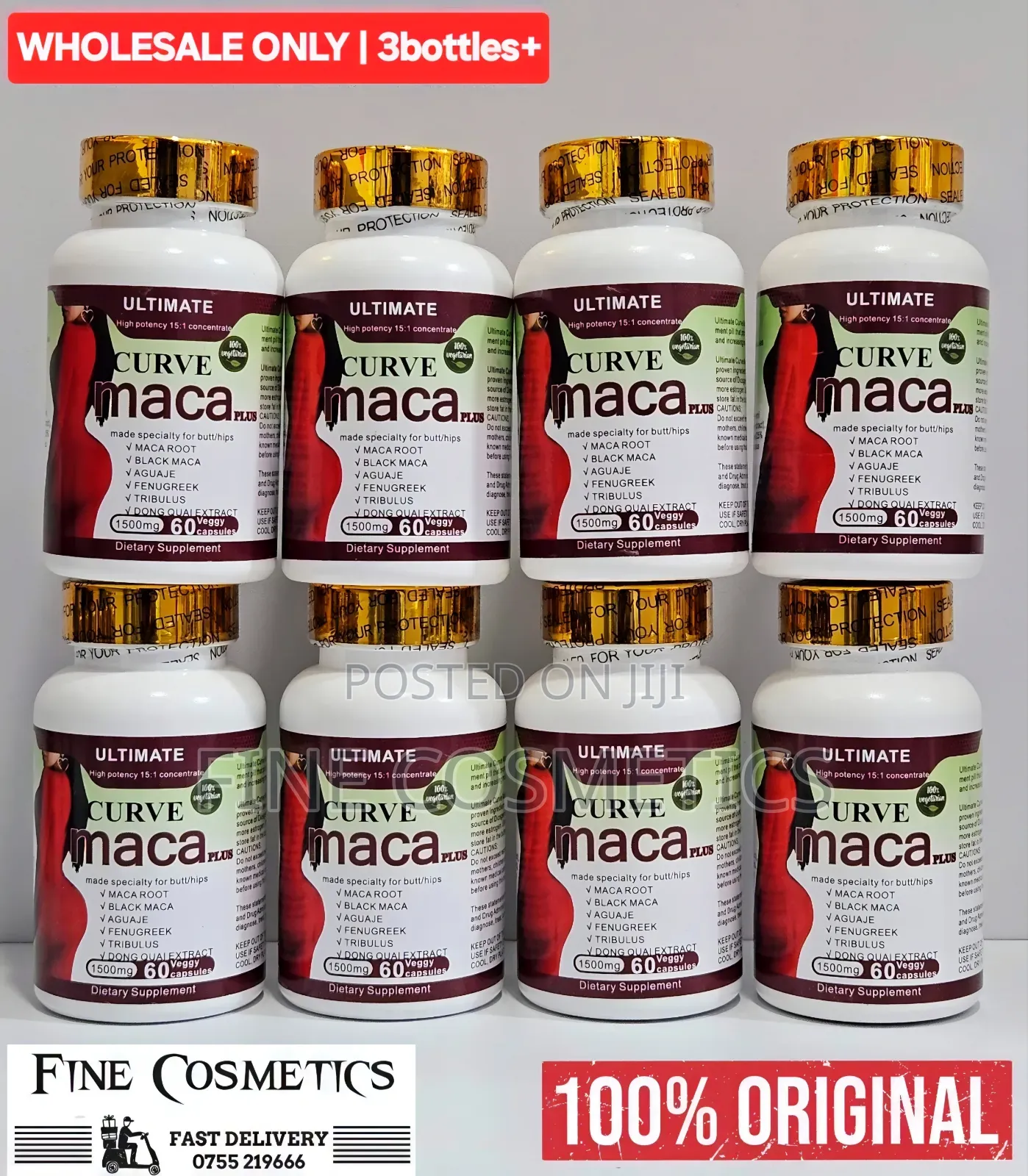 Ultimate Curve Maca Plus 1500mg Hip+Butt Enlargement 60pills