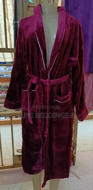 Maroon Bathrobe