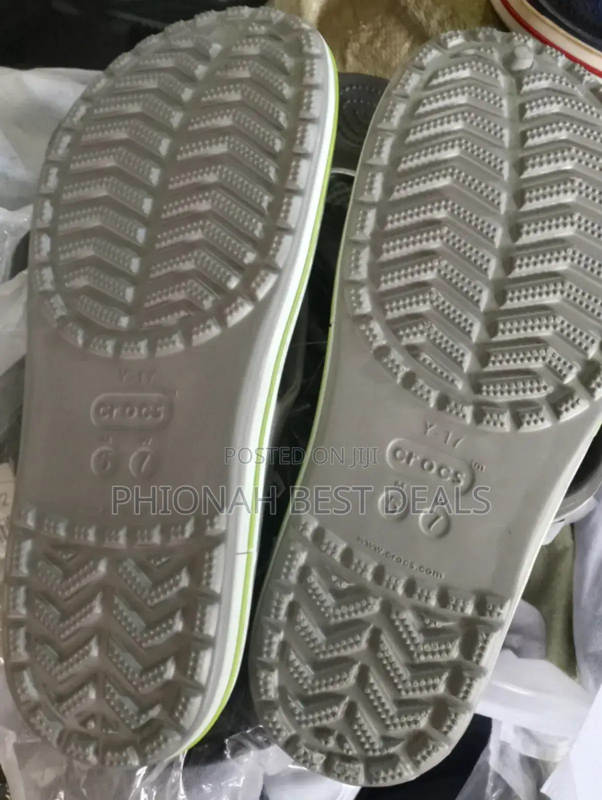 Ladies Open Grey Crocks