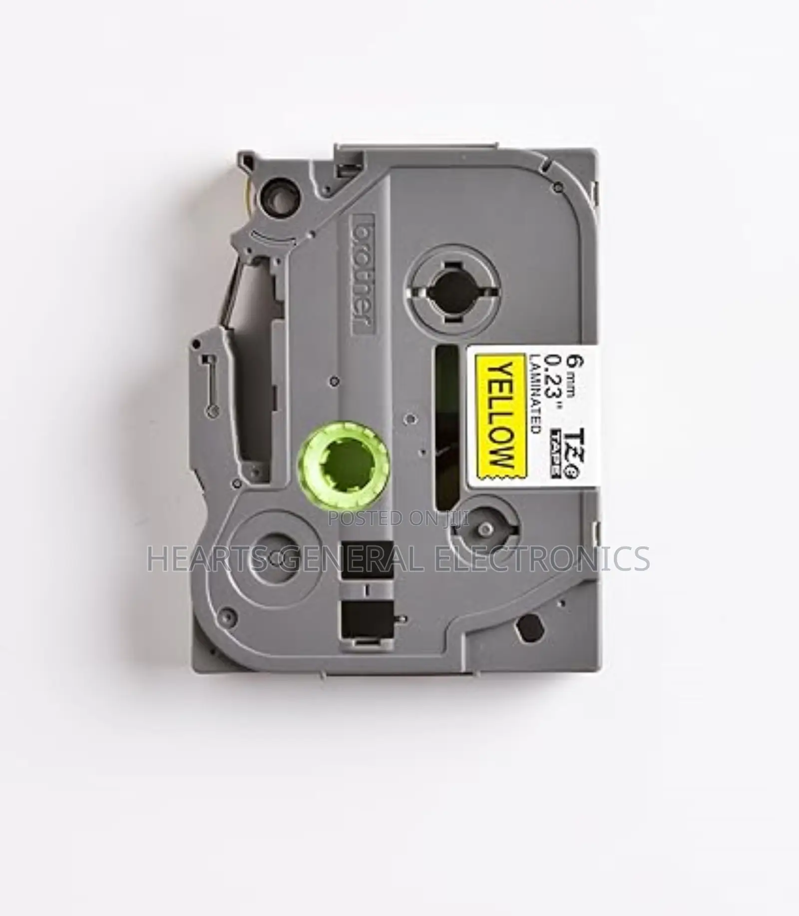Brother Tze-611 Label Printer Tape ( Black on Yellow 6mm )