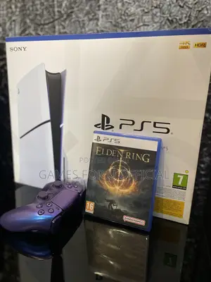 Elden Ring Cd With Ps5 Slim Disc Edition 1tb New*