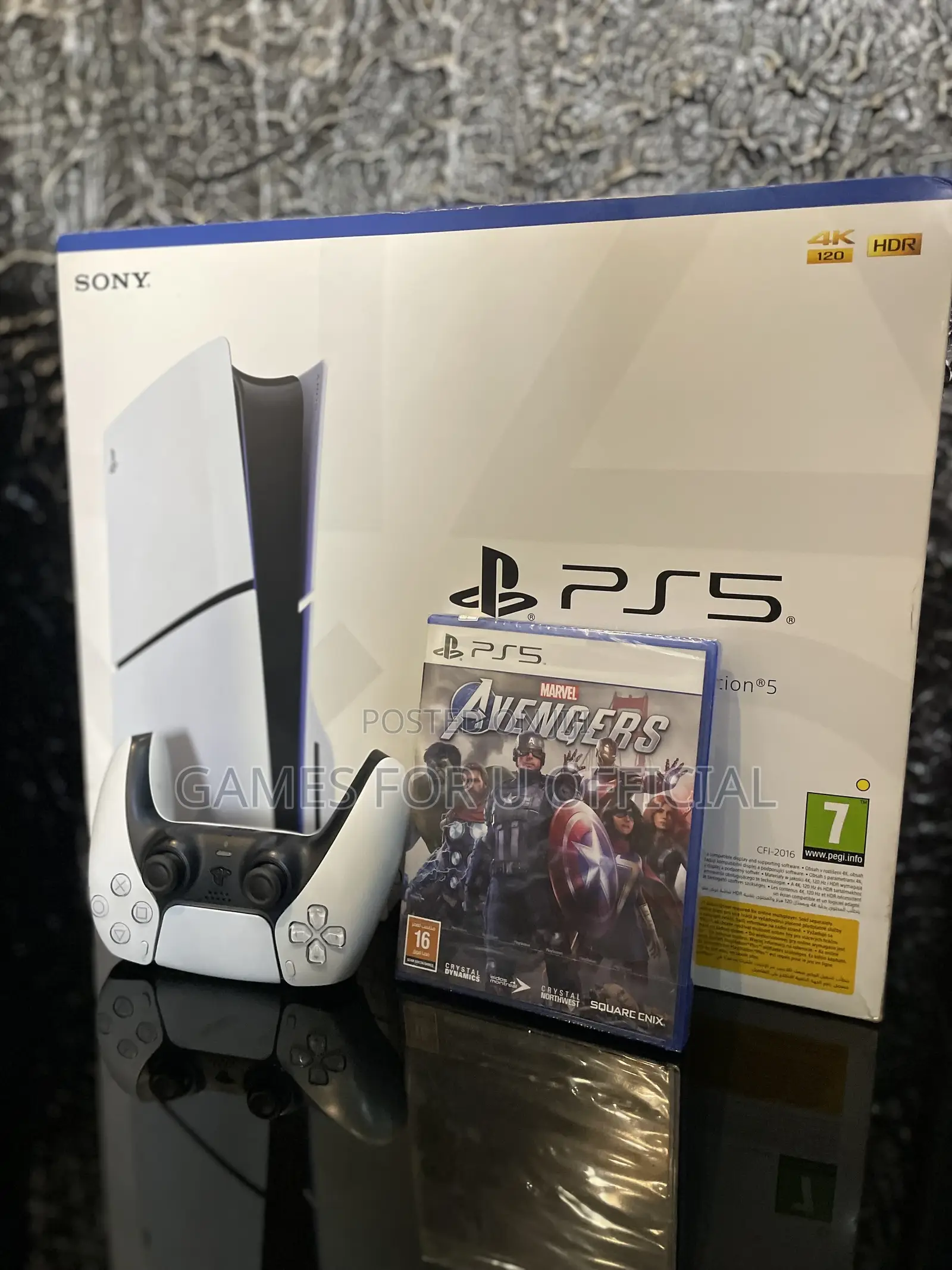 Avengers Ps5 Cd With Slim Disc Edition Ps5 Fxt New*