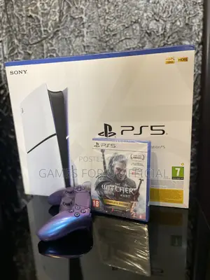 Customized Pad With Ps5 Slim Disc And The Witcher Cd Brand N