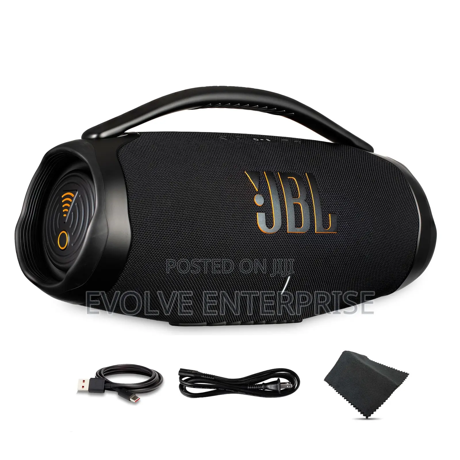 Jblboombox 3 Wi‐Fi Portable Bluetooth Speaker (Black)